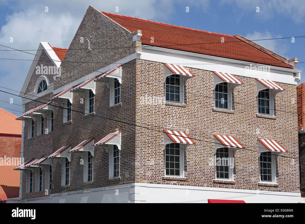 Historic building, Saint Grenada, Caribbean Stock Photo