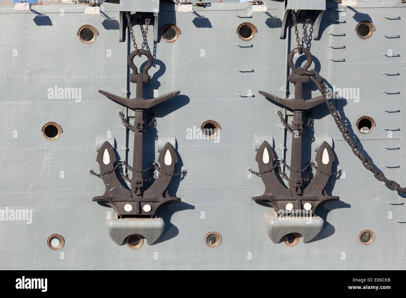 Anchors cruiser Aurora - the legendary revolutionary ship of St ...
