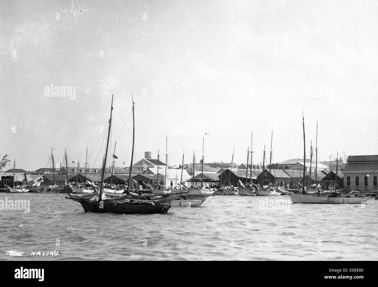 Bahamas nassau black and white Black and White Stock Photos & Images ...