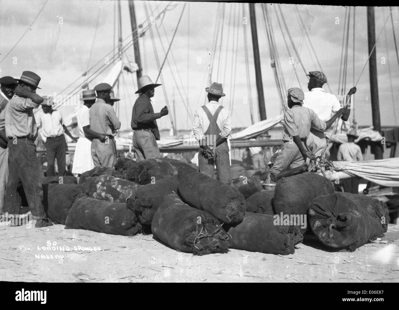 Vintage bahamas Black and White Stock Photos & Images - Alamy