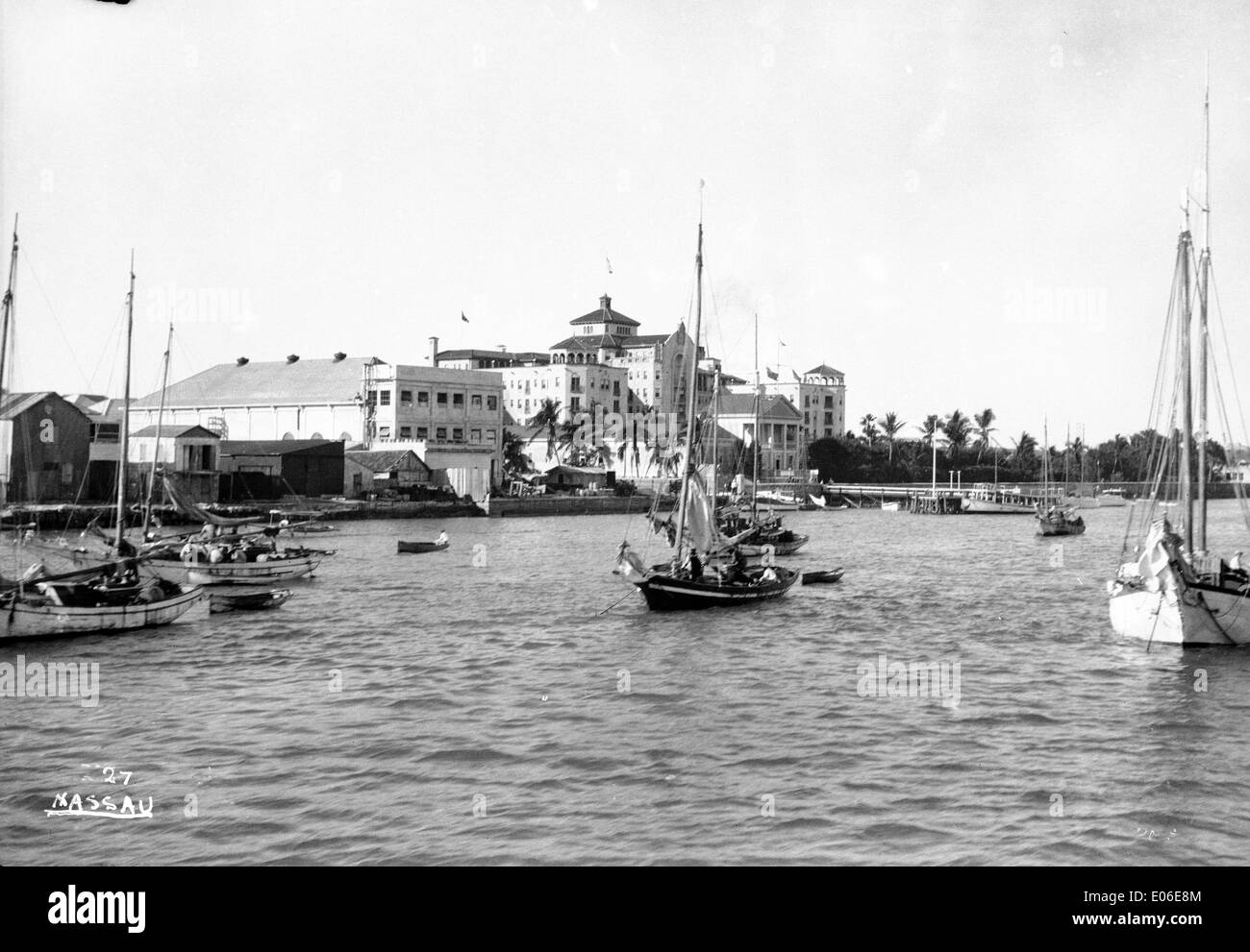 Bahamas nassau black and white Black and White Stock Photos & Images ...