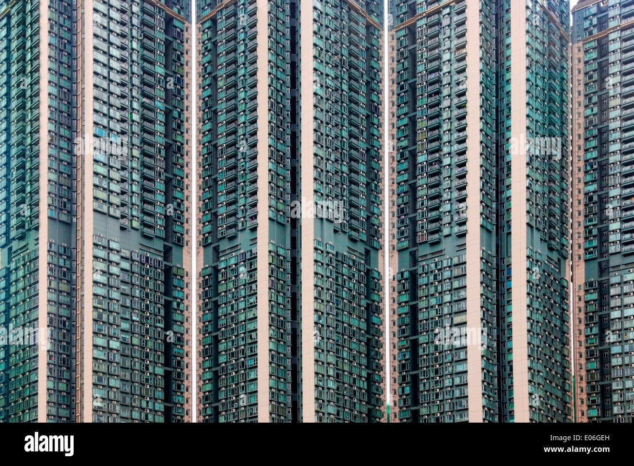 Public big apartment building in Hong Kong Stock Photo Alamy