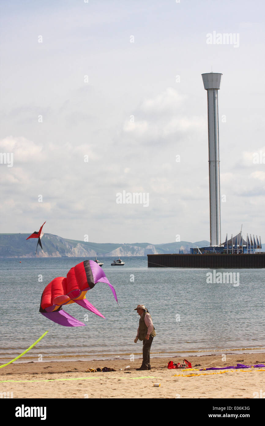 Weymouth beach sealife tower hi-res stock photography and images - Alamy