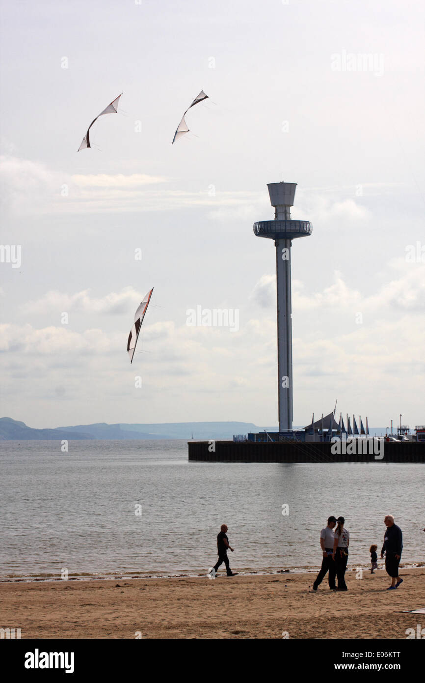 Weymouth beach sealife tower hi-res stock photography and images - Alamy