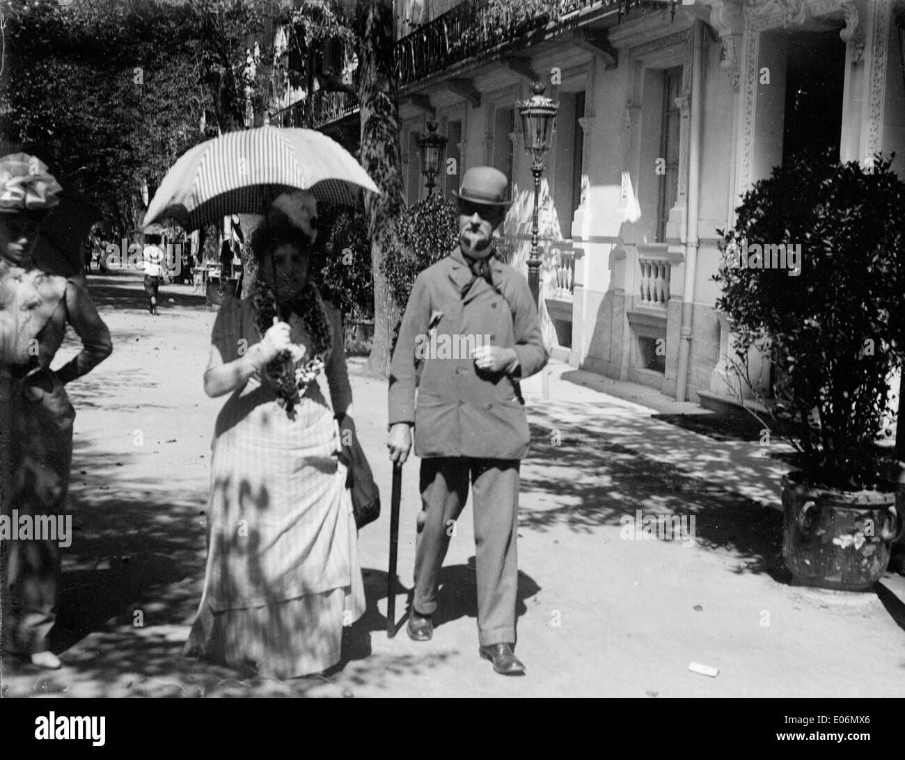 M. Russel, Caroline, Luchon, allée d'Etigny, 15 sept. 1899 Stock Photo