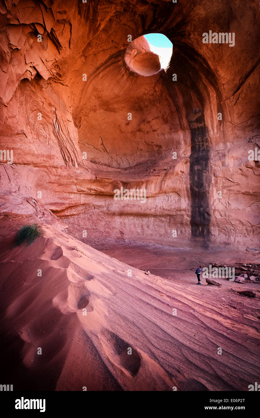 Big Hogan in Monument Valley, Arizona, USA Stock Photo Alamy