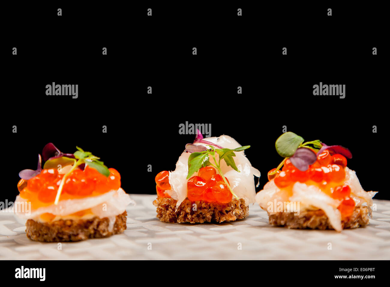 Salmon Roe Variations Salmon Roe Appetizer