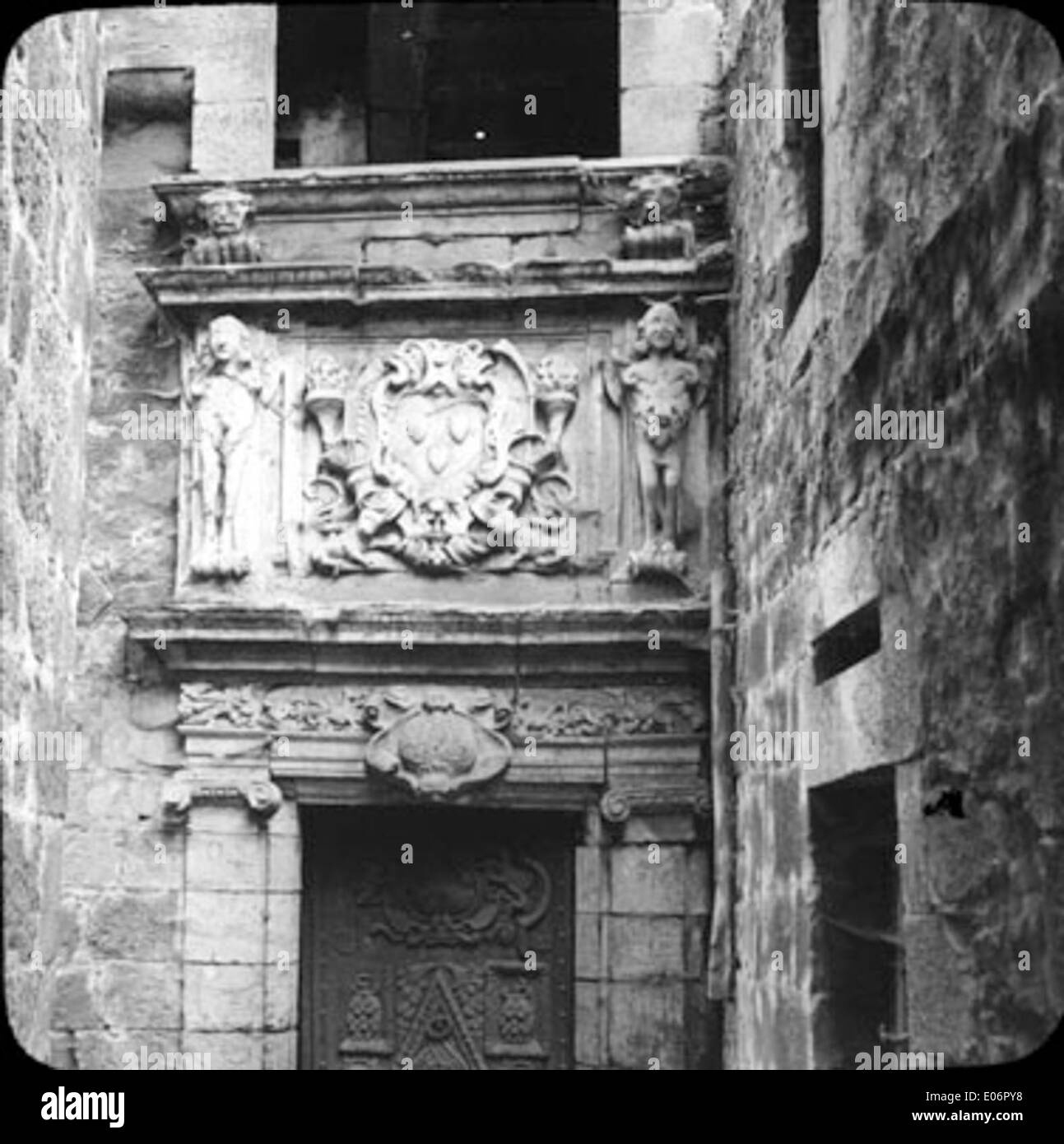 Porte Renaissance, Figeac Stock Photo