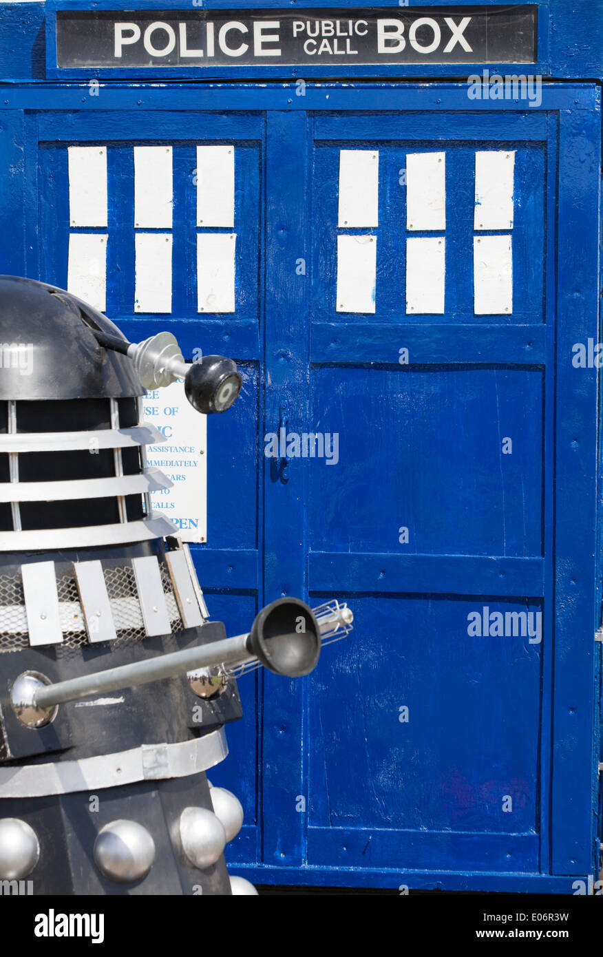 Dr Who arch enemy the Dalek Stock Photo