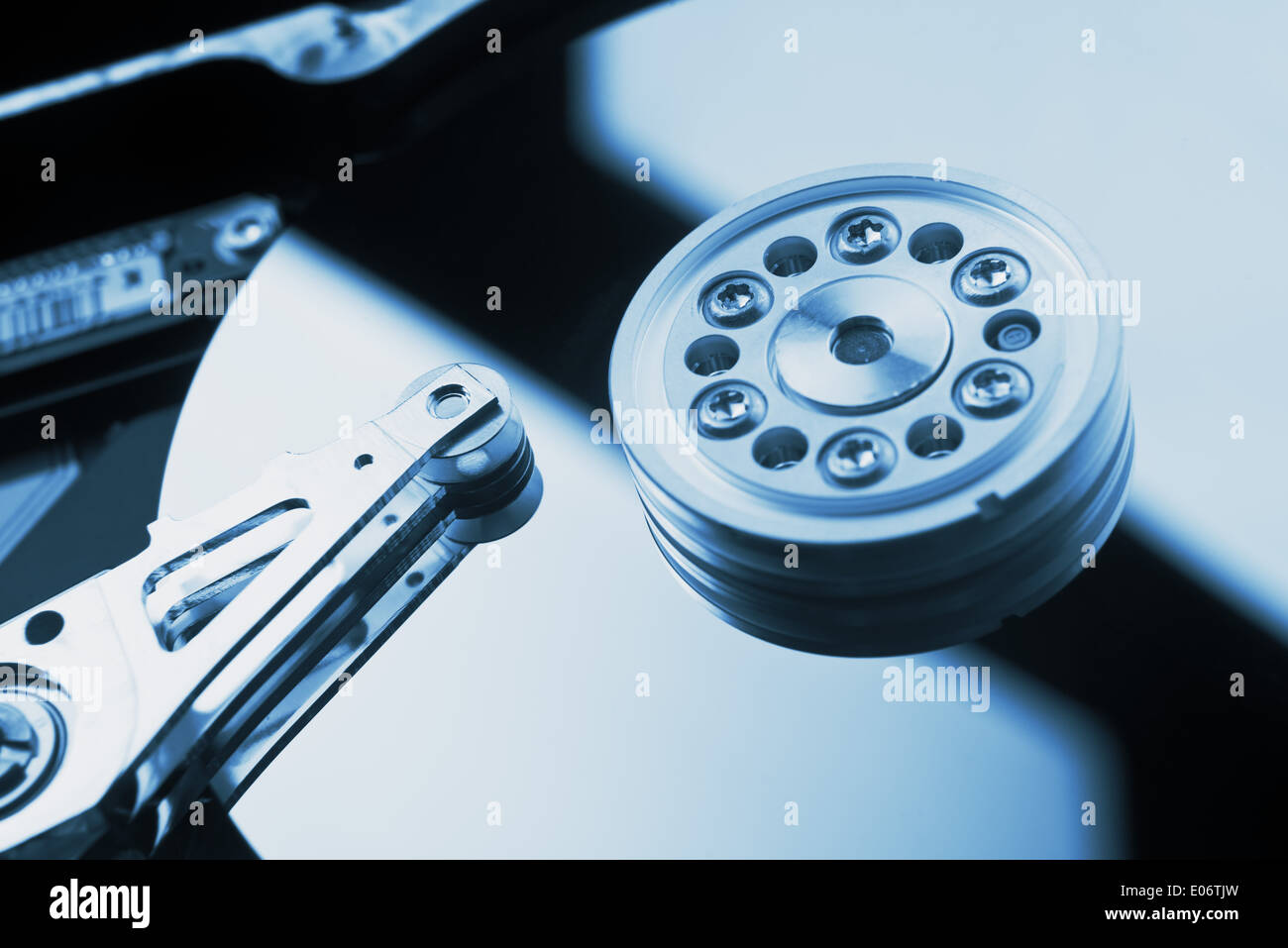 Computer hard disk close up. Computer Hardware Stock Photo Alamy