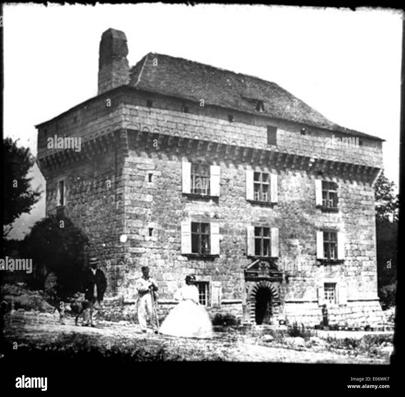 Period manor house Black and White Stock Photos & Images - Alamy