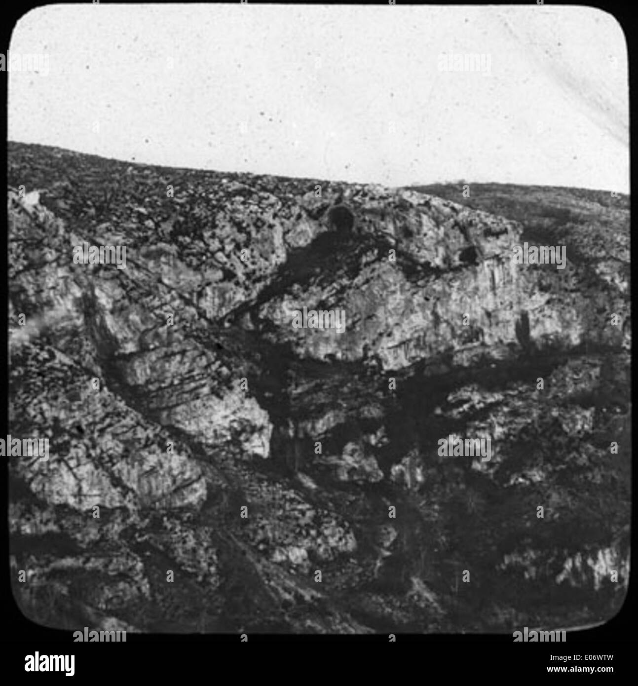 Plateau calcaire Stock Photo