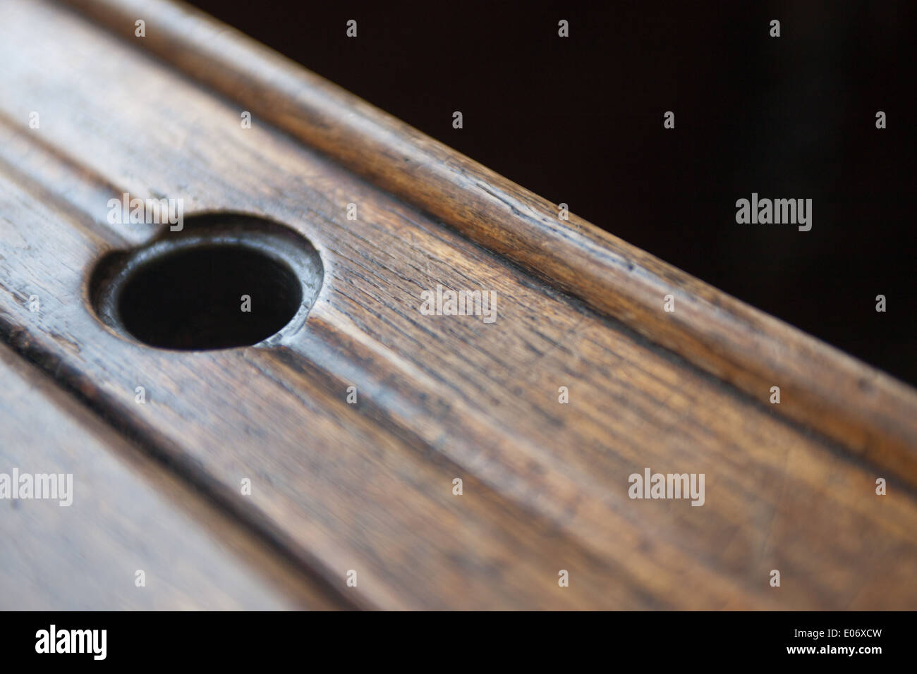 School desk ink well hi-res stock photography and images - Alamy