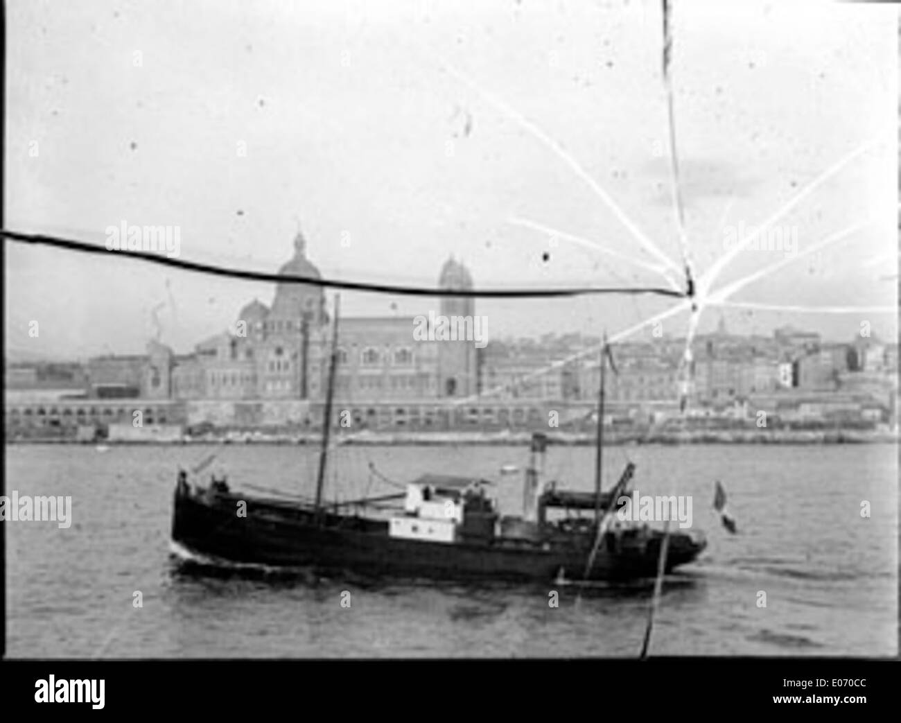 Rade de Marseille, avril 1899 Stock Photo
