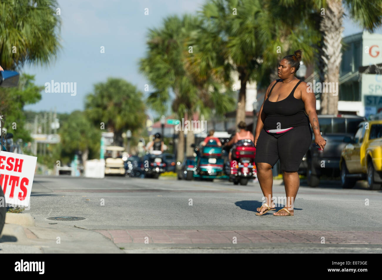 Main Street Leesburg, Florida during the 2014 Leesburg Bikefest annual