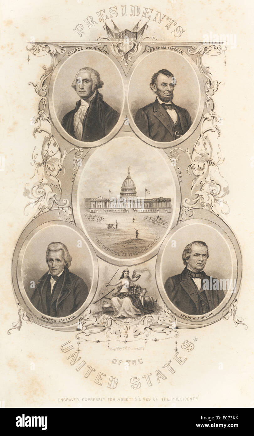 Early united states presidents hi-res stock photography and images - Alamy
