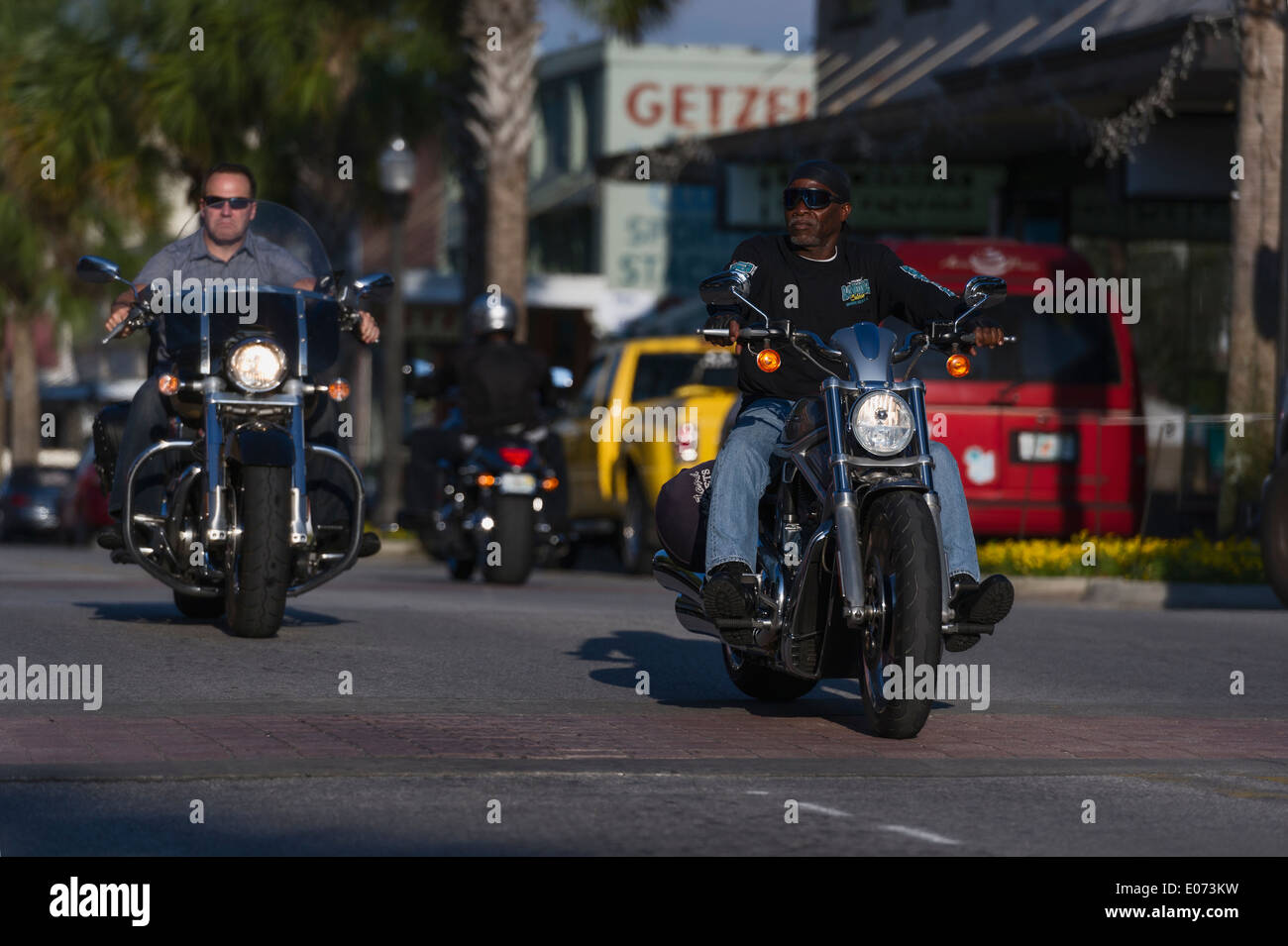 Main Street Leesburg, Florida during the 2014 Leesburg Bikefest annual