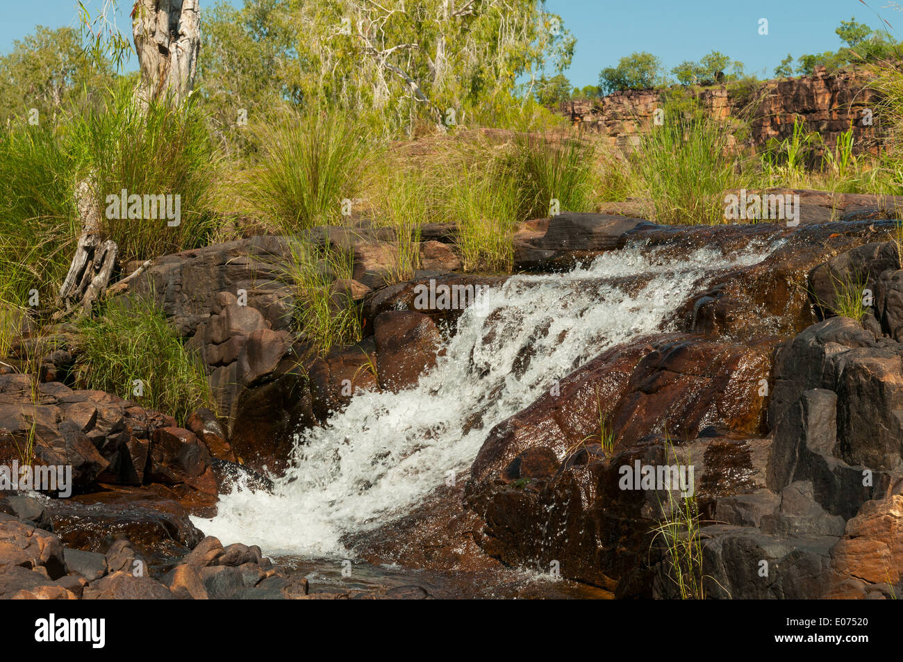 Lower Falls at Camp Creek, the Kimberley, Western Australia, Australia Stock Photo