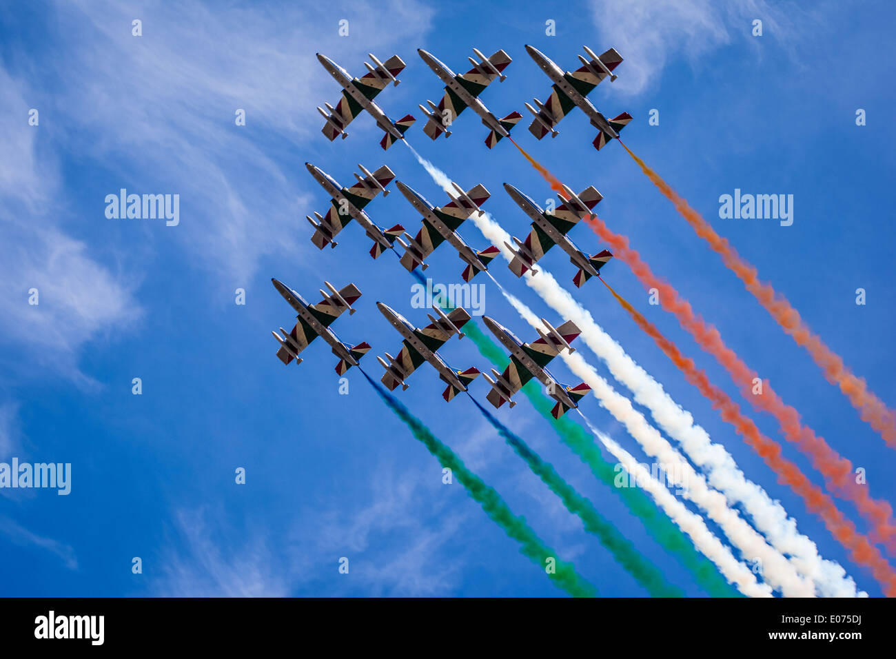 The italian acrobatic jet squad named \