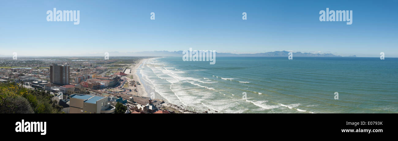 Muizenberg and False Bay Panorama, Cape Town, South Africa Stock Photo