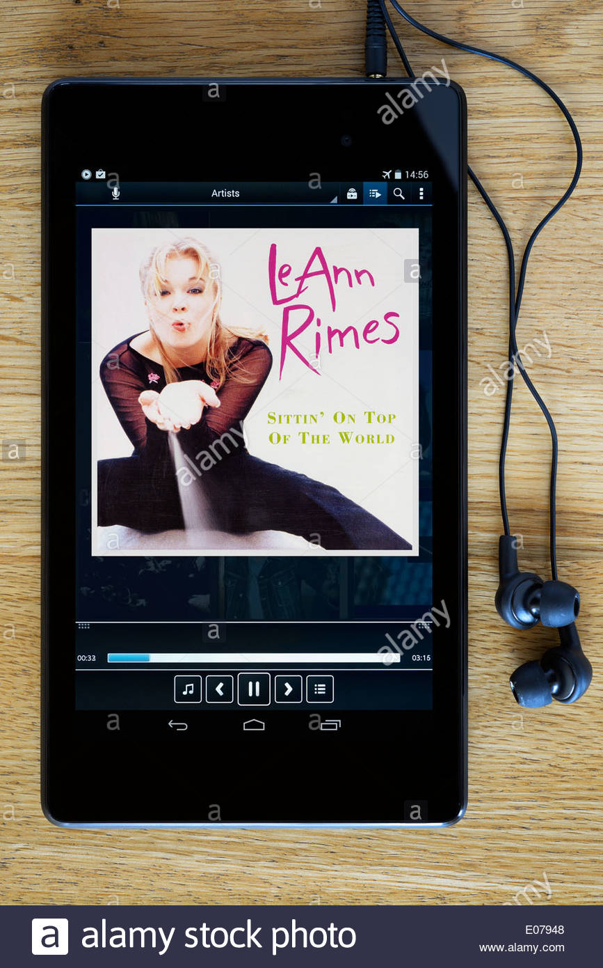 LeAnn Rimes album Sittin' on top of the world, MP3 album art on PC Stock  Photo - Alamy