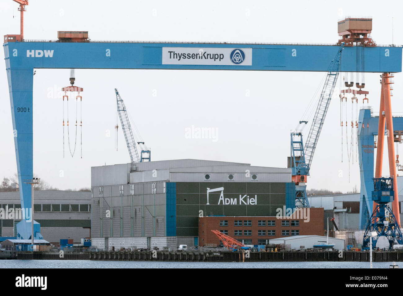 ThyssenKrupp Marine Systems shipyard in Kiel 29 March 2014 Stock