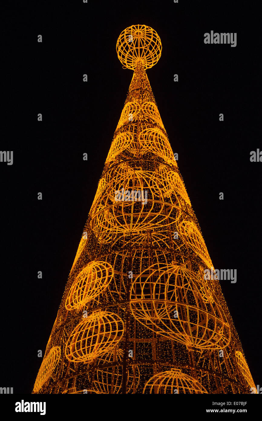 Christmas decorations in Madrid Stock Photo Alamy