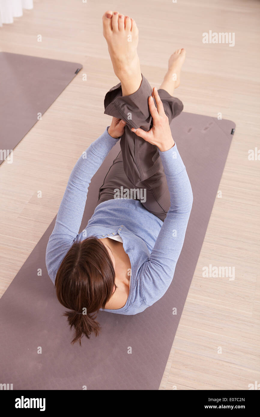 Pilates stretching hires stock photography and images Alamy