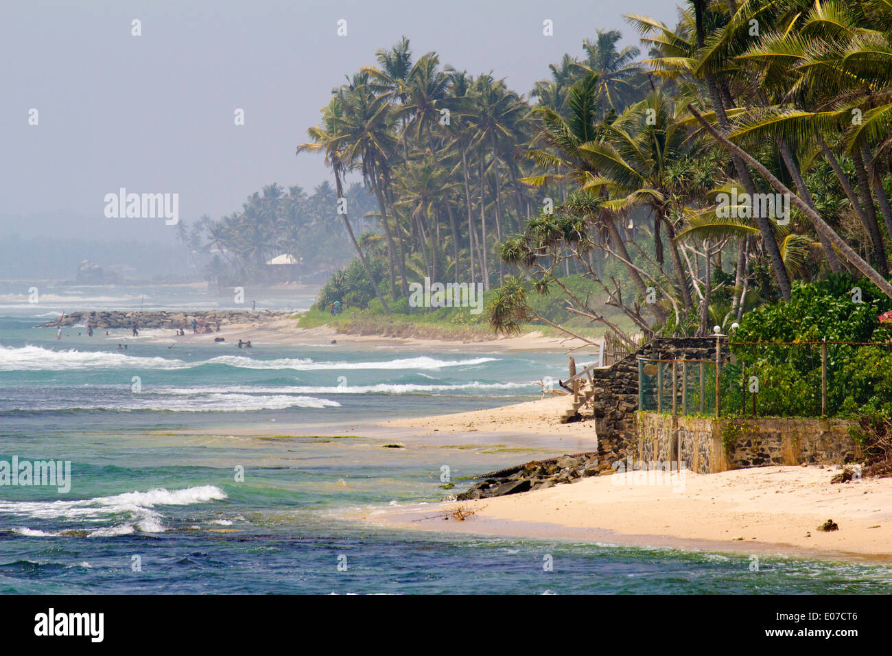 Beach and rough surf near Galle, Sri Lanka 6 Stock Photo Alamy