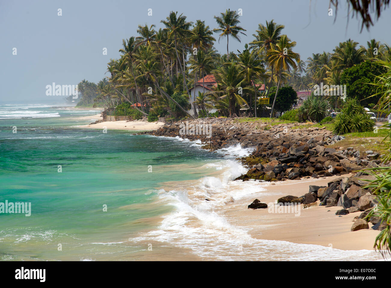 Beach and rough surf near Galle, Sri Lanka 4 Stock Photo Alamy