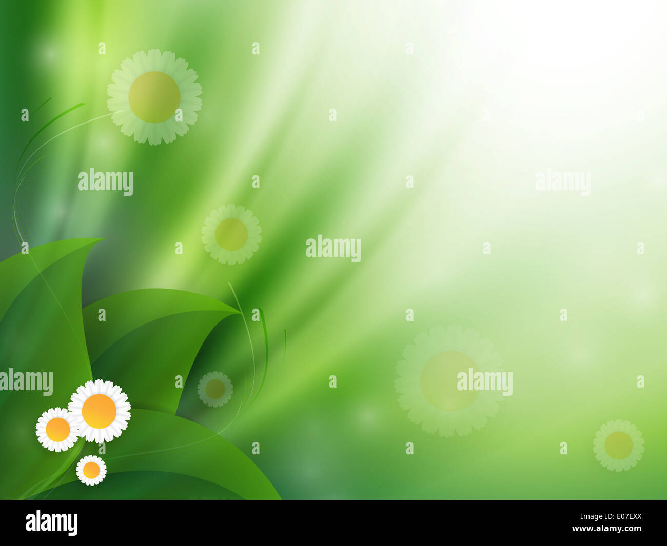 Flower Abstract Frame Abstract illustration frame hi-res stock photography and images - Alamy