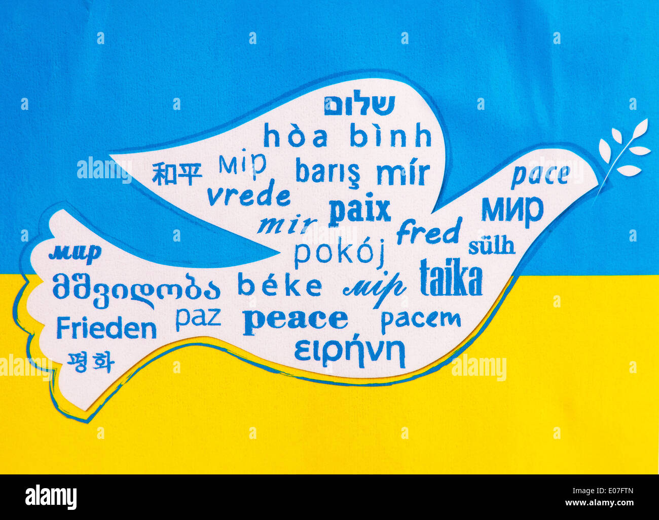 Peace Banner In Different Languages London Stock Photo Alamy peace-banner-in-different-languages-london-stock-photo-alamy