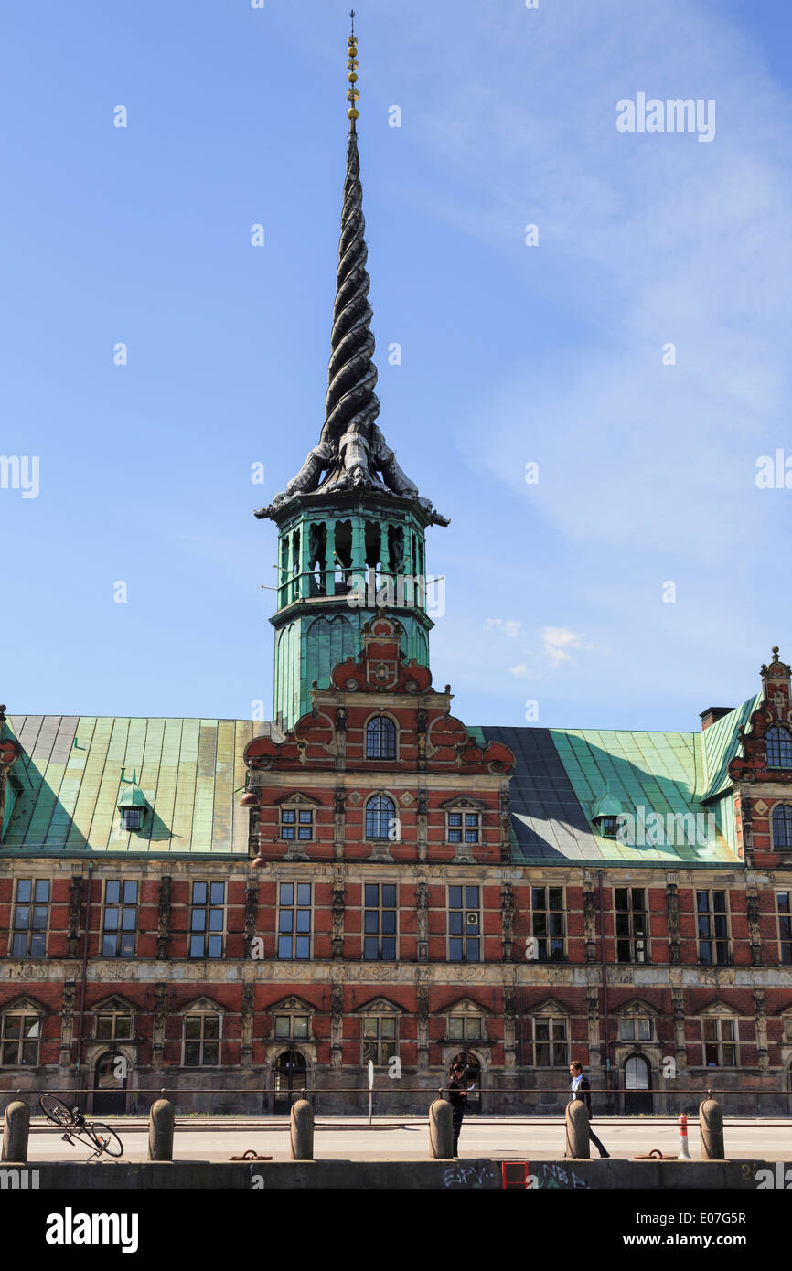 Old Stock Exchange Building on islet of Slotsholmen, Copenhagen, Zealand, Denmark, Scandinavia Stock Photo