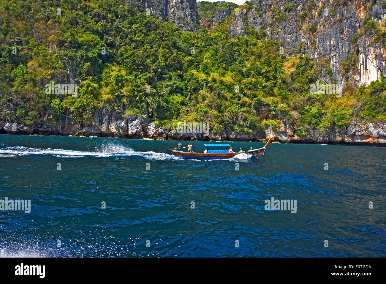 Thailand Tailândia Koh phi phi beach paradise Stock Photo