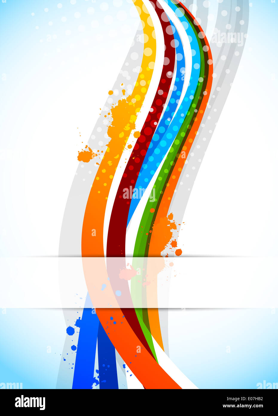 Abstract wavy background. Bright illustration Stock Photo - Alamy