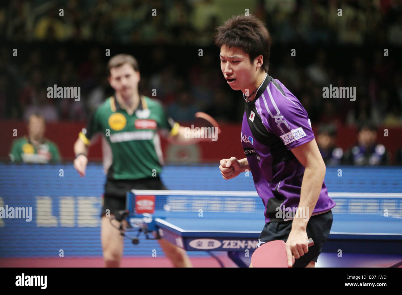Jun Mizutani (JPN), MAY 4, 2014 - Table Tennis : 2014 World Jun Mizutani (JPN), MAY 4, 2014 - Table Tennis : 2014 World