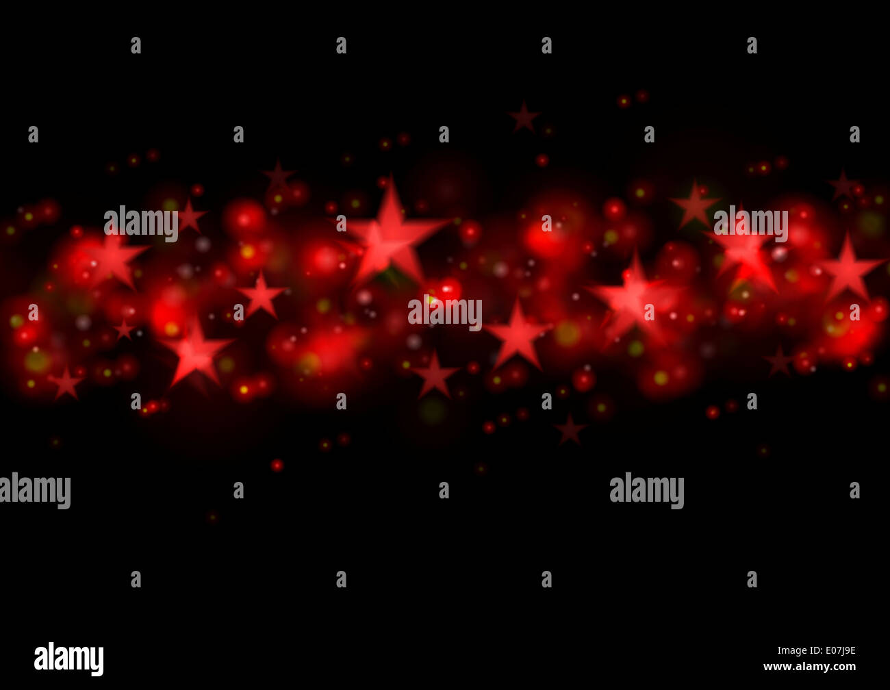 Abstract Rising Red Star Glowing red stars abstract background Stock Photo - Alamy