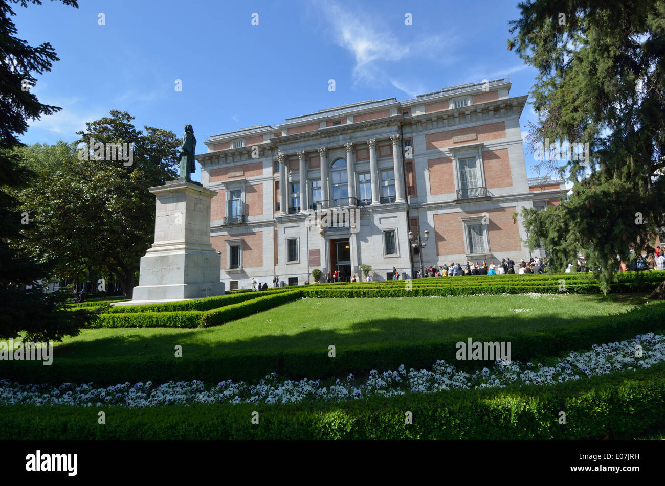 Prado museum rear plaza murillo hi-res stock photography and images - Alamy