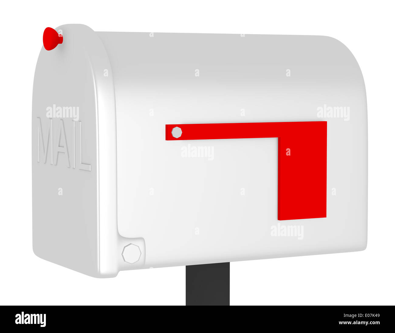 3d Render of a Closed Mailbox Stock Photo Alamy