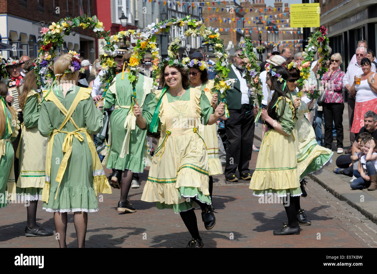 Sweeps Festival, Rochester, Kent, Bank Holiday Monday. Traditional