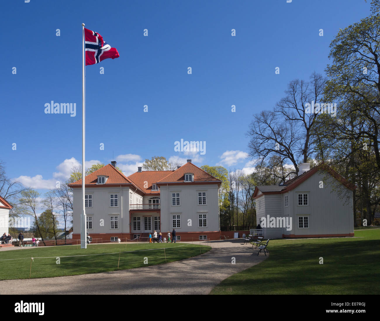 Eidsvoll Akershus Norway, Eidsvollsbygningen where the Norwegian