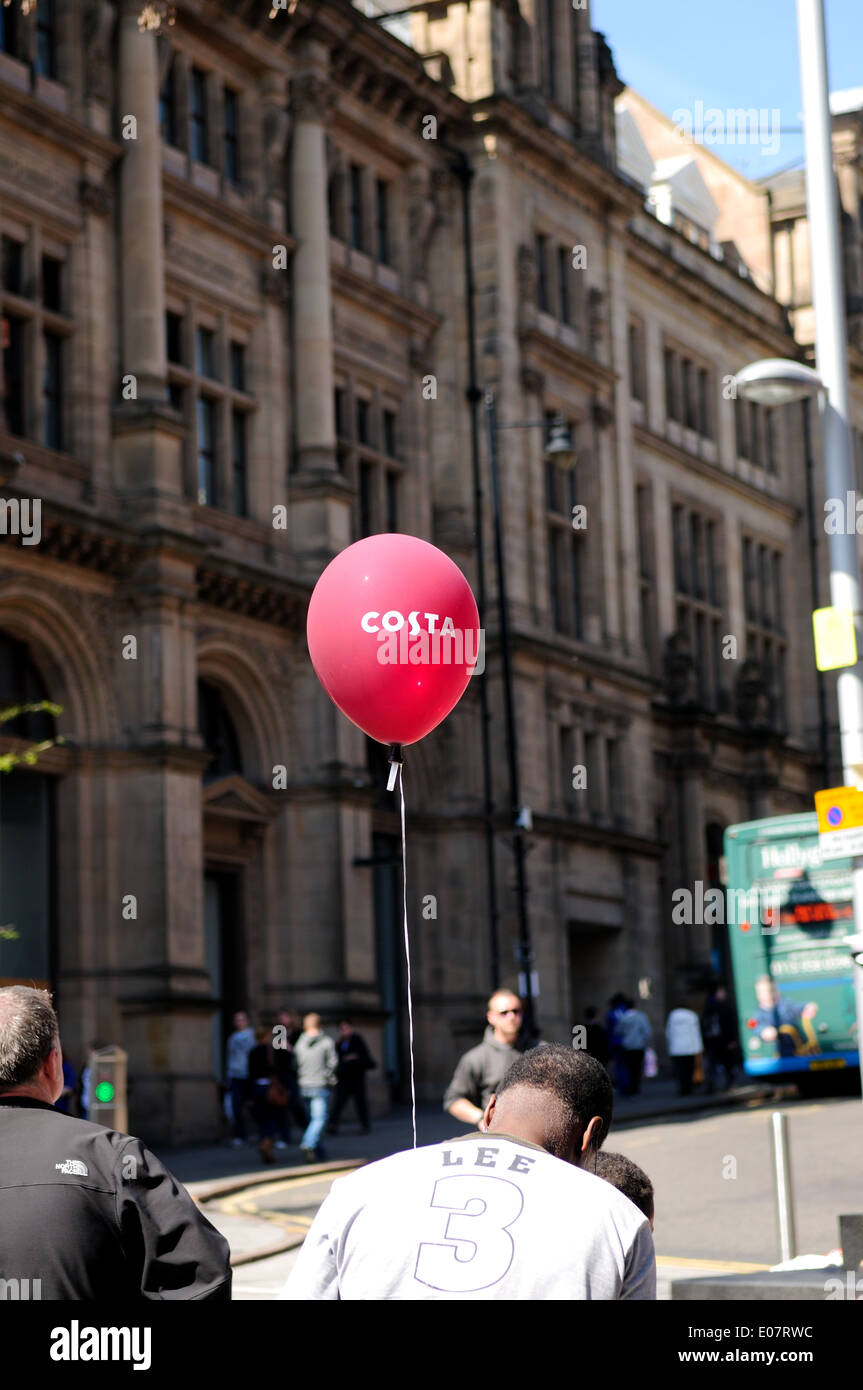 Costa Coffee Advertising Balloon Stock Photo - Alamy