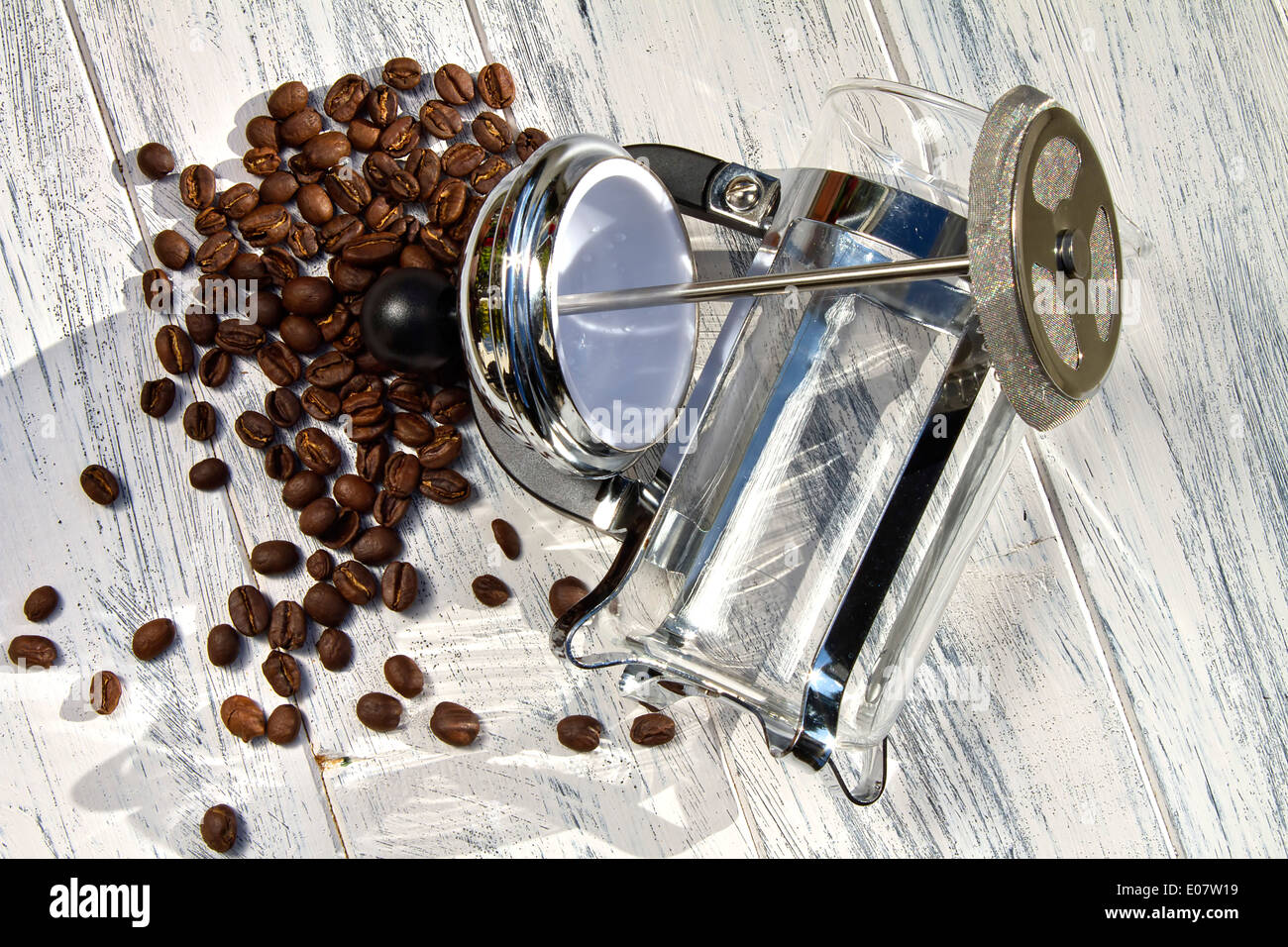 Coffee Cafetiere Stock Photo