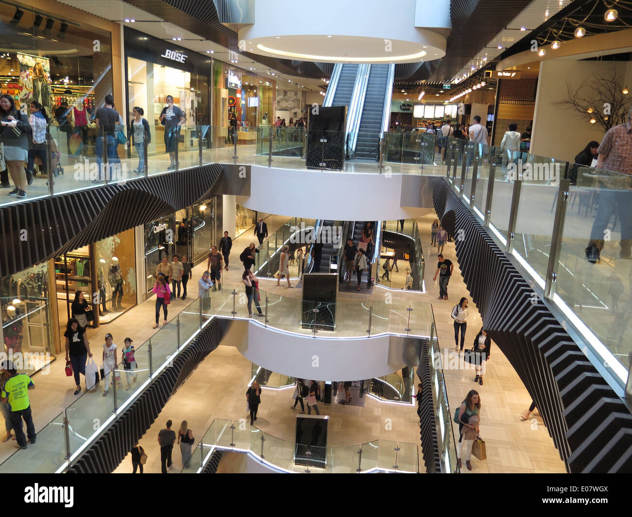 The Emporium Shopping Centre, Lonsdale Street, Melbourne, Australia Stock Photo