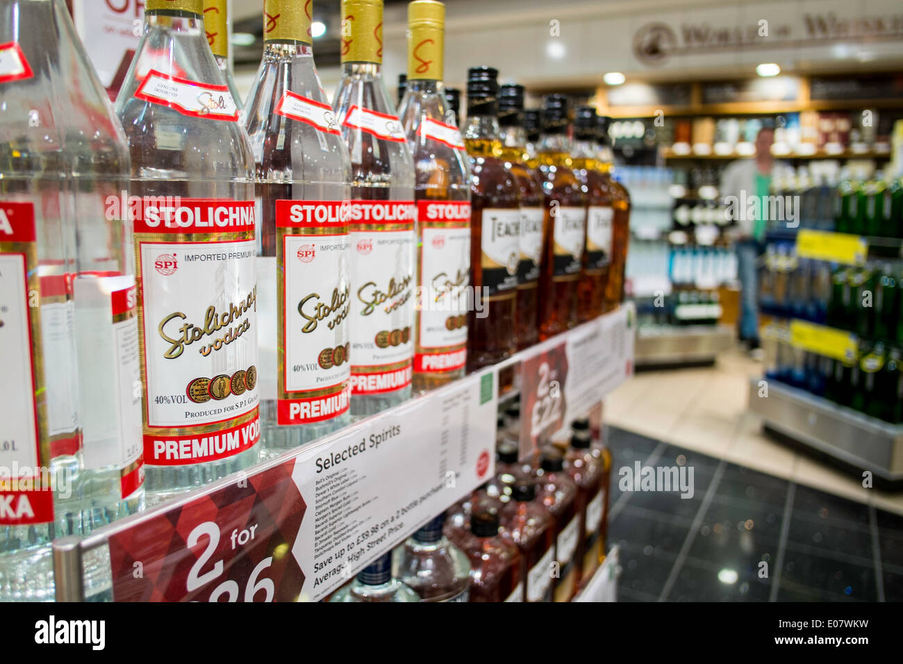 Duty Free shopping, Heathrow airport, London, United Kingdom Stock Photo