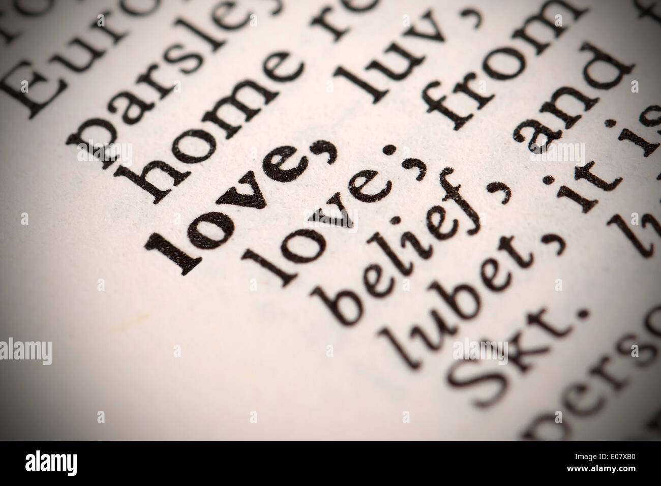 The Word Love In A Dictionary The Word Love In A Dictionary