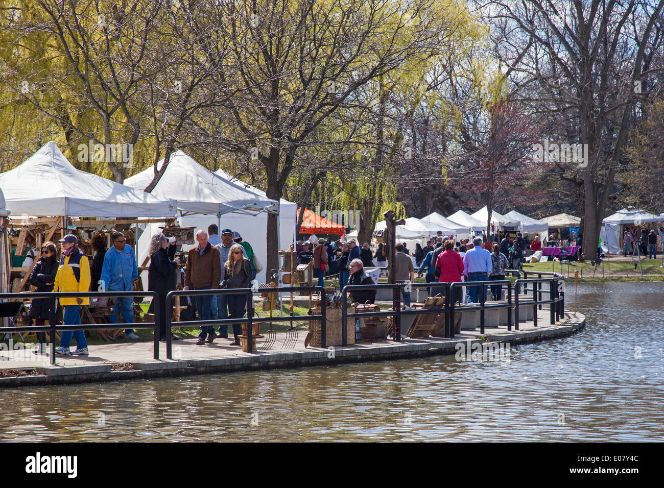 Detroit, Michigan The Palmer Park Art Fair Stock Photo Alamy