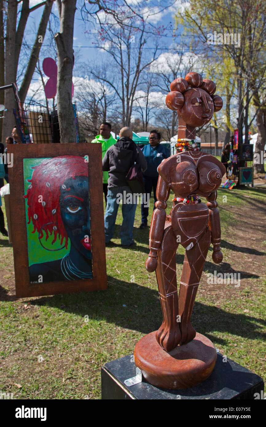 Detroit, Michigan The Palmer Park Art Fair Stock Photo Alamy