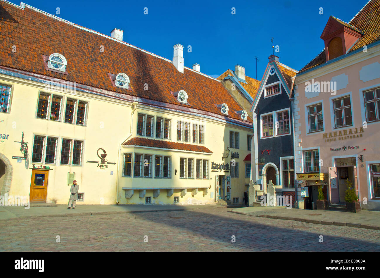 Tallinn Town Hall Pharmacy Stock Photo