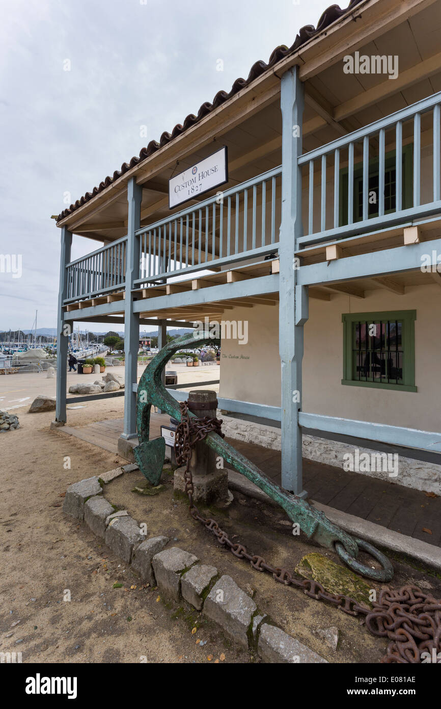 Custom House, Monterey, CA Stock Photo Alamy
